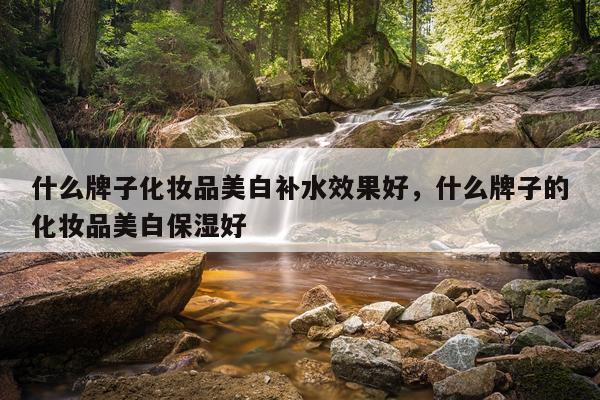 什么牌子化妆品美白补水效果好,什么牌子的化妆品美白保湿好