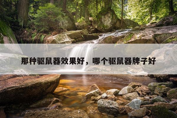 那种驱鼠器效果好,哪个驱鼠器牌子好